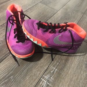 Kyrie Irving purple, blue and ,orange